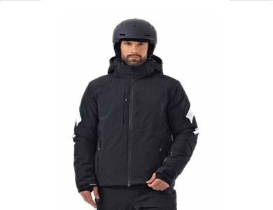 Model:CN001  Black and white  patchwork design men's ski suit